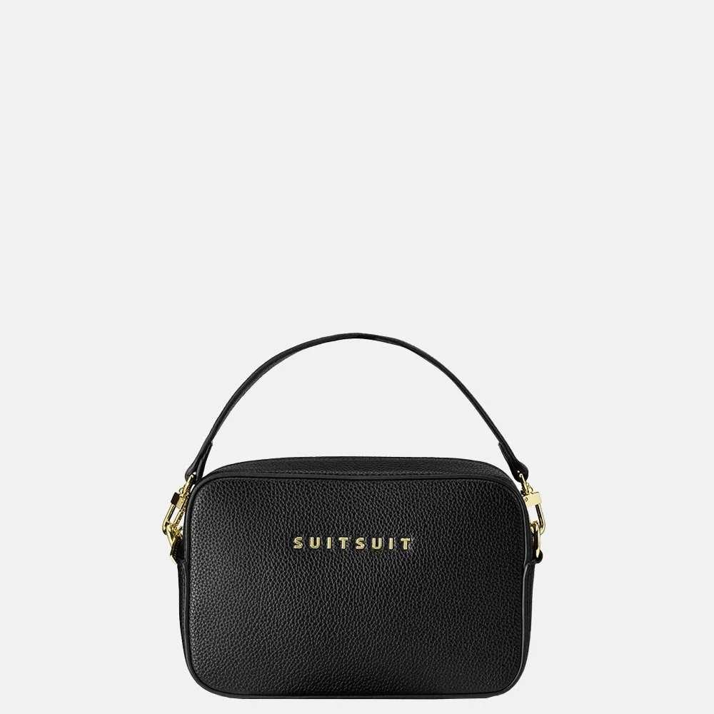 SUITSUIT Fab Seventies Black Gold crossbody tas black bij Duifhuizen